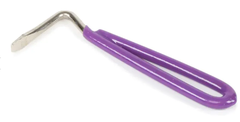 Ezi-Groom Pear Shaped Hoof Pick Purple One Size